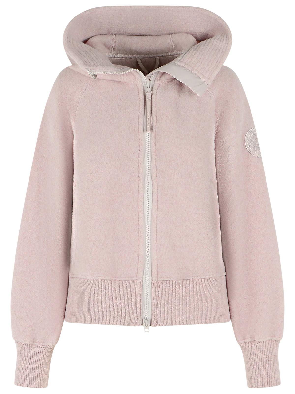 Canada Goose 'Chilliwack' Pink Wool Blend Bomber Jacket Women CANADA GOOSE