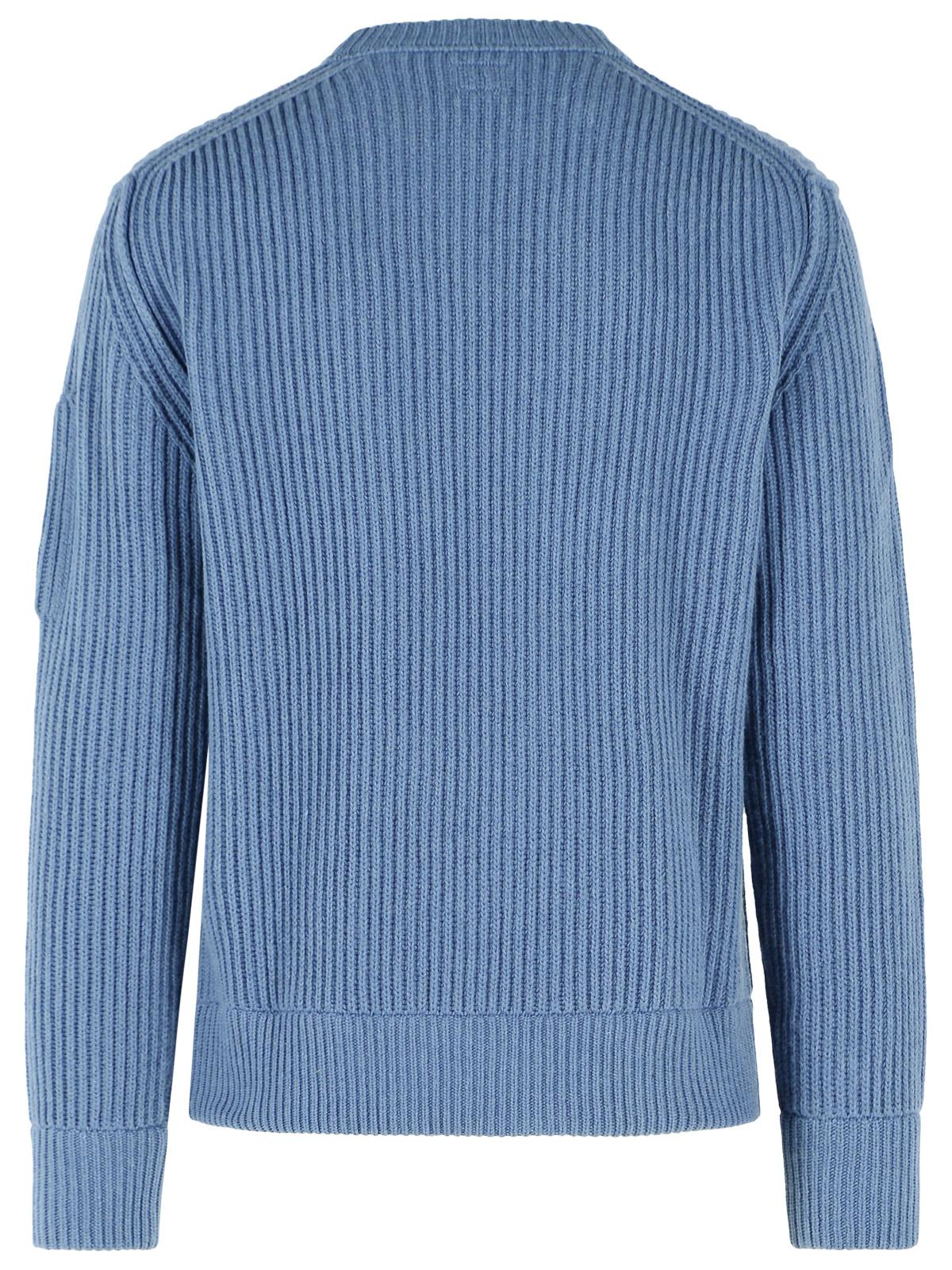 C.P. Company Blue Wool Blend Sweater Men C.P. COMPANY