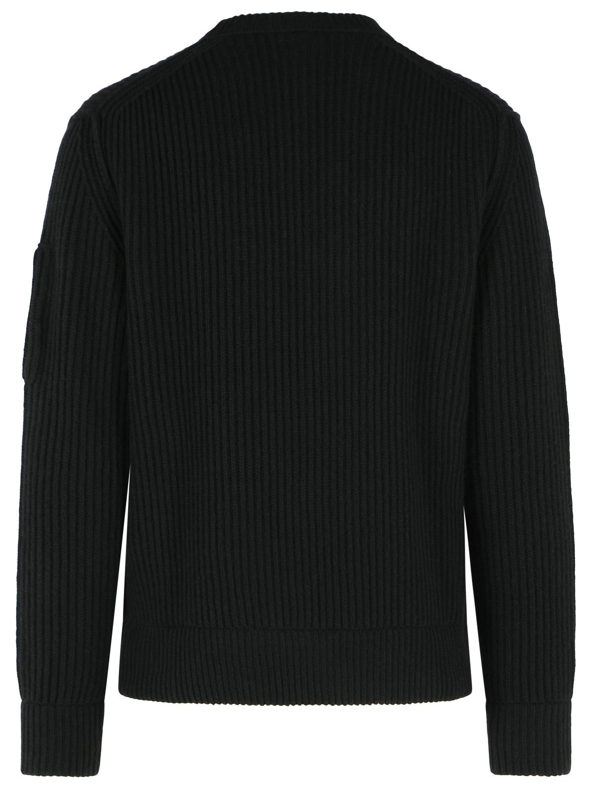C.P. Company Black Wool Blend Sweater Men C.P. COMPANY