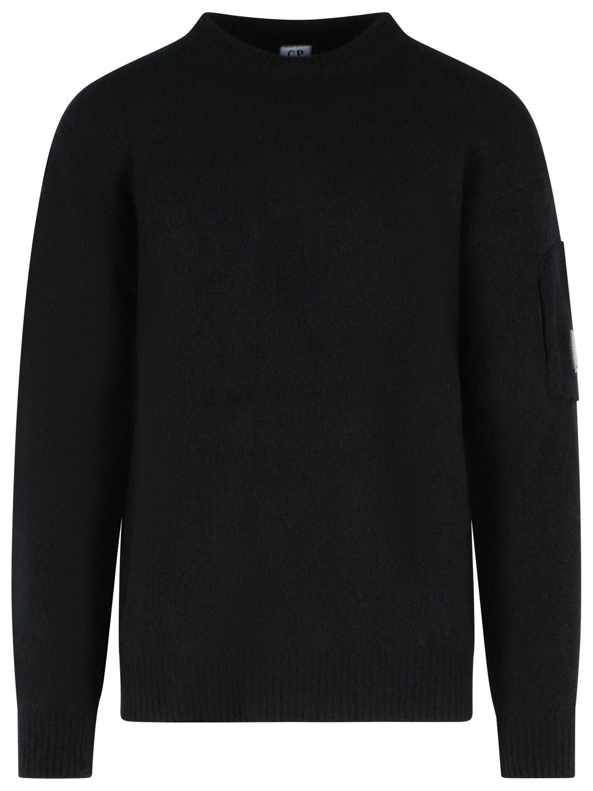 C.P. Company Black Wool Blend Sweater Men C.P. COMPANY