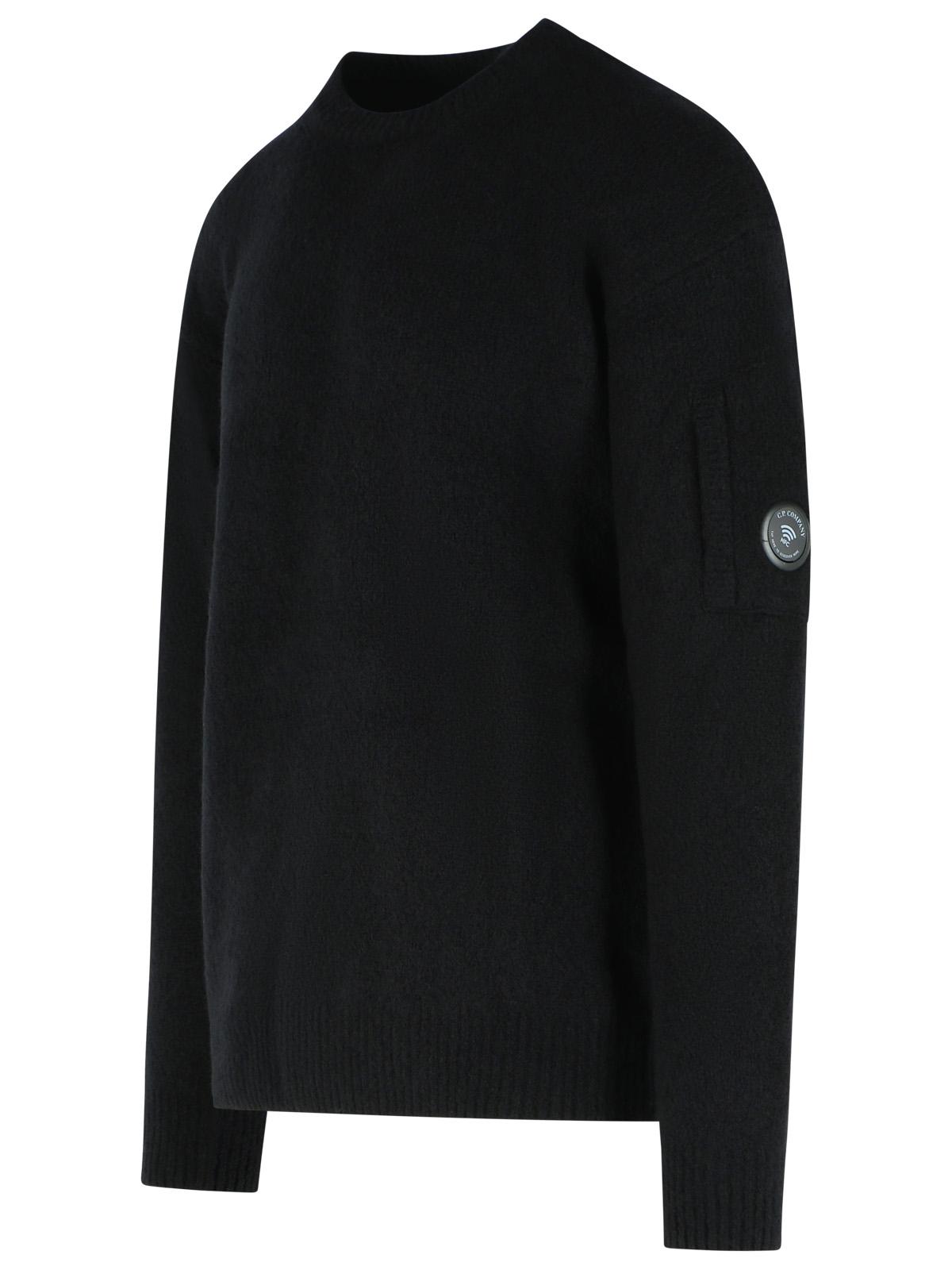 C.P. Company Black Wool Blend Sweater Men C.P. COMPANY