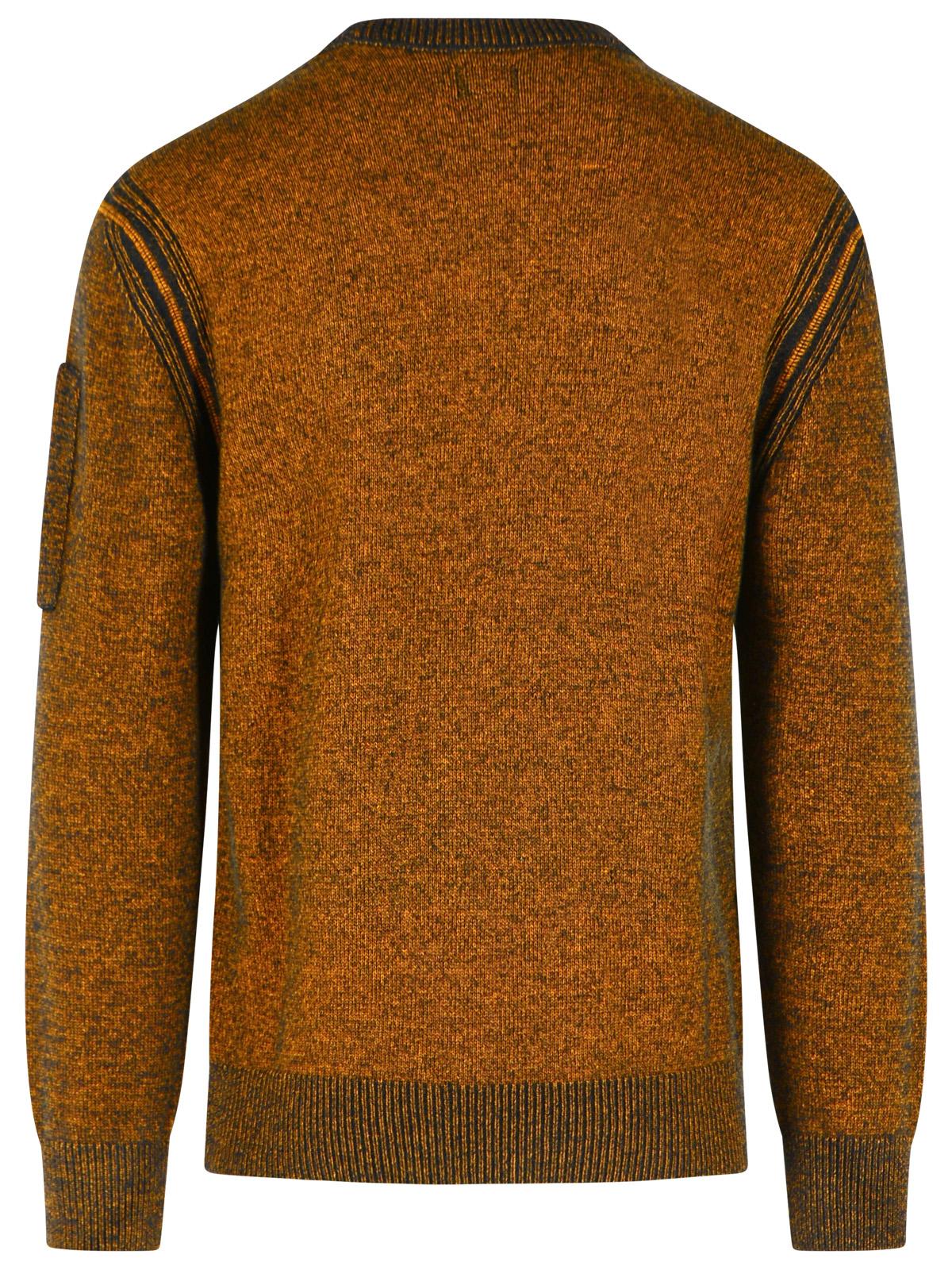 C.P. Company Yellow And Black Wool Blend Sweater Men C.P. COMPANY