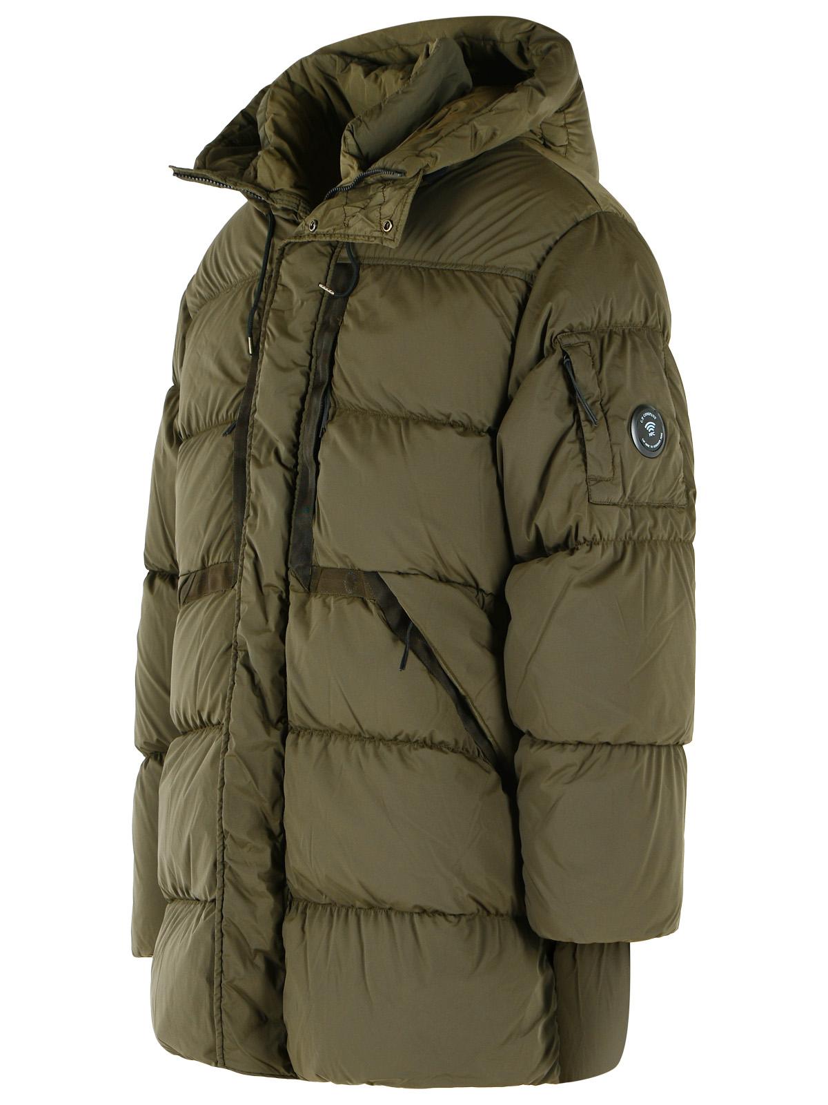 C.P. Company Long Green 'Nycra-R' Down Jacket Men C.P. COMPANY