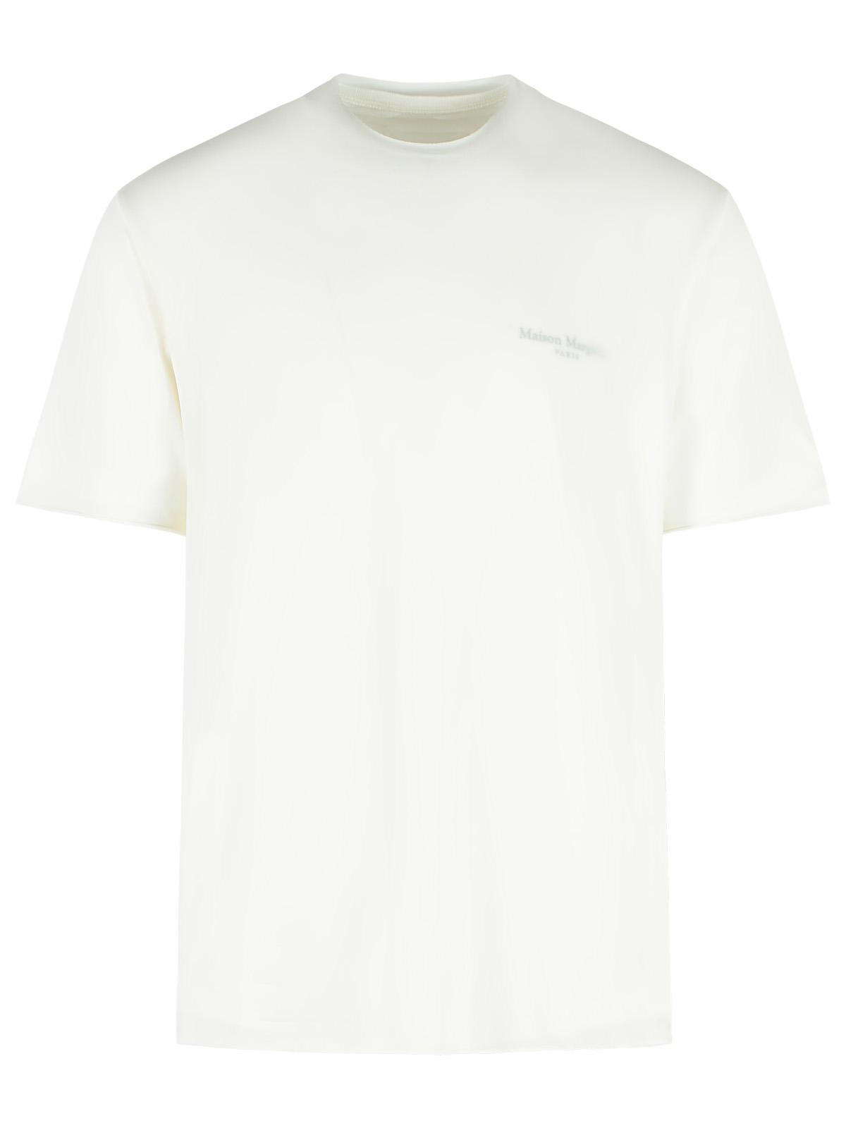 Maison Margiela 'Fusion' White Cupro T-Shirt Men MAISON MARGIELA