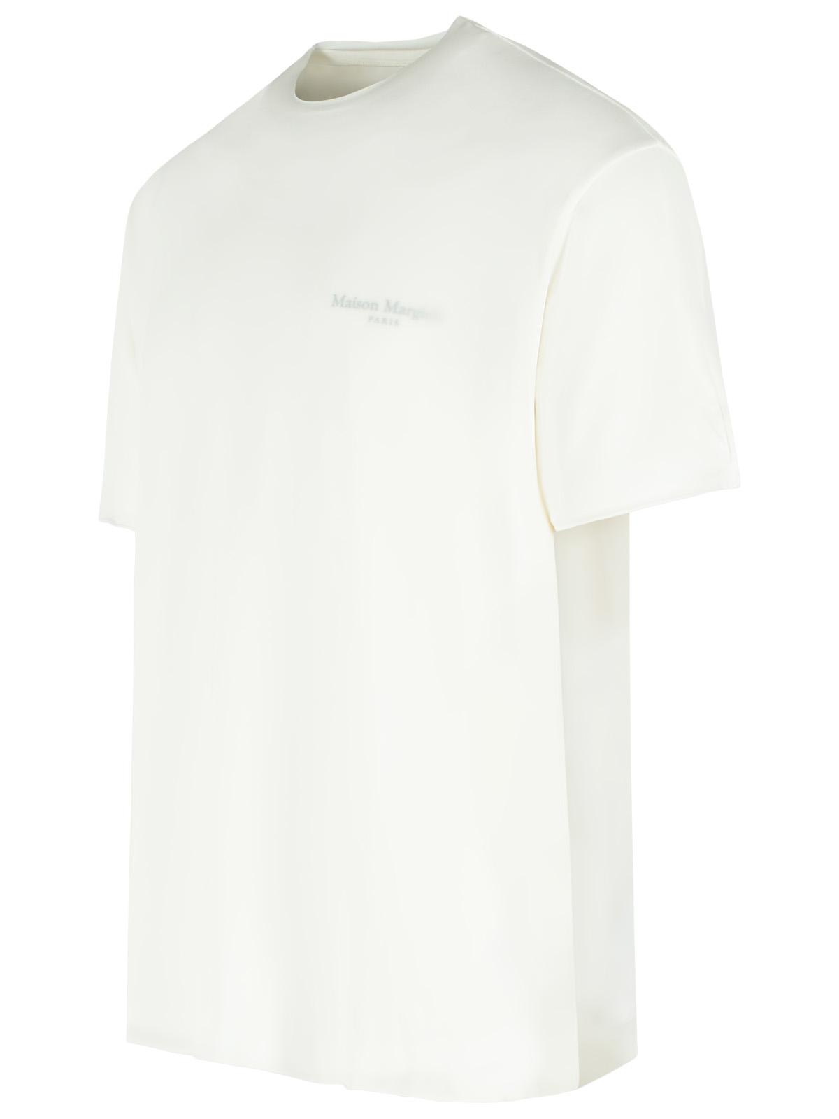 Maison Margiela 'Fusion' White Cupro T-Shirt Men MAISON MARGIELA