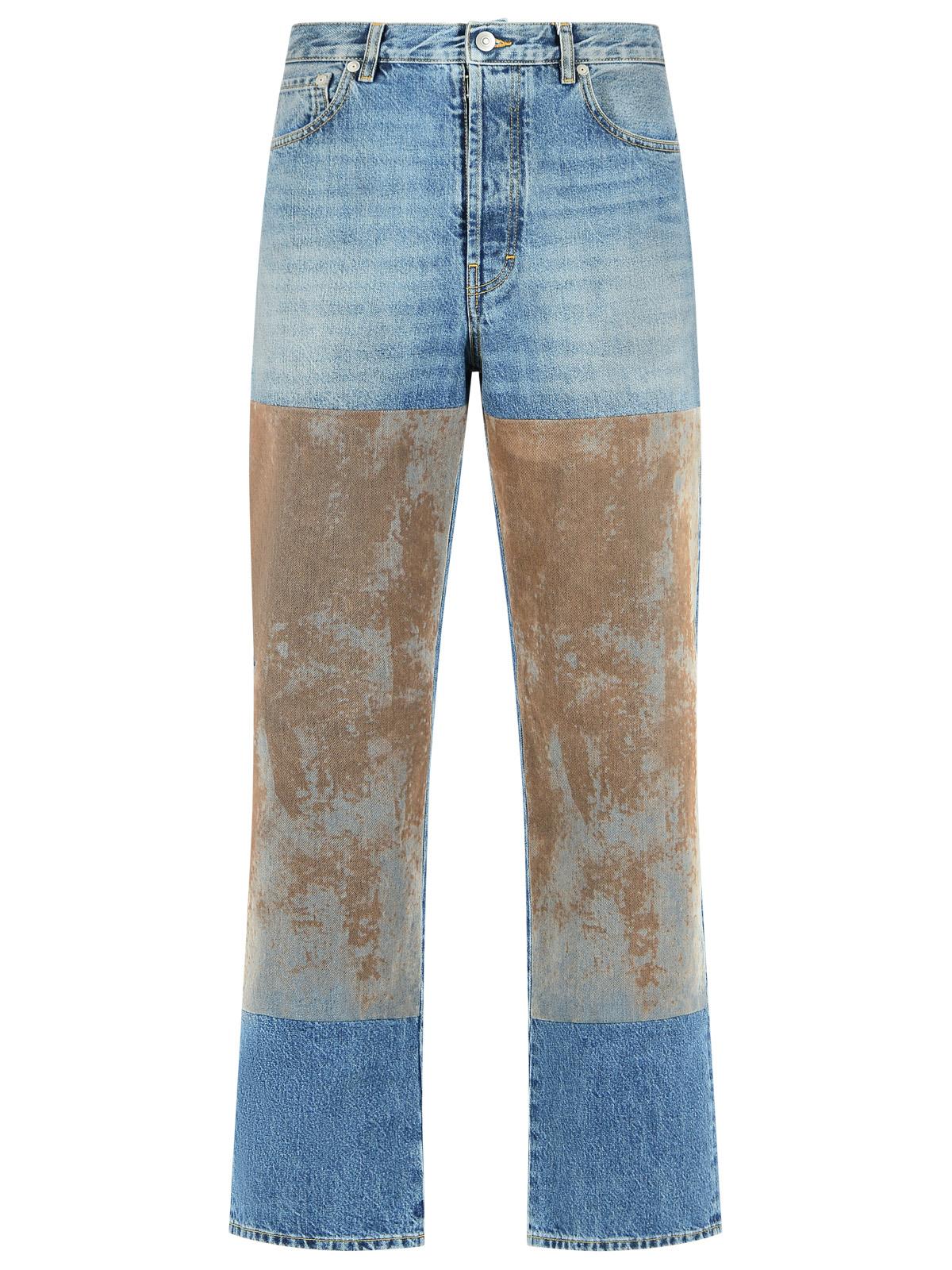 Maison Margiela Blue Cotton Jeans Men MAISON MARGIELA