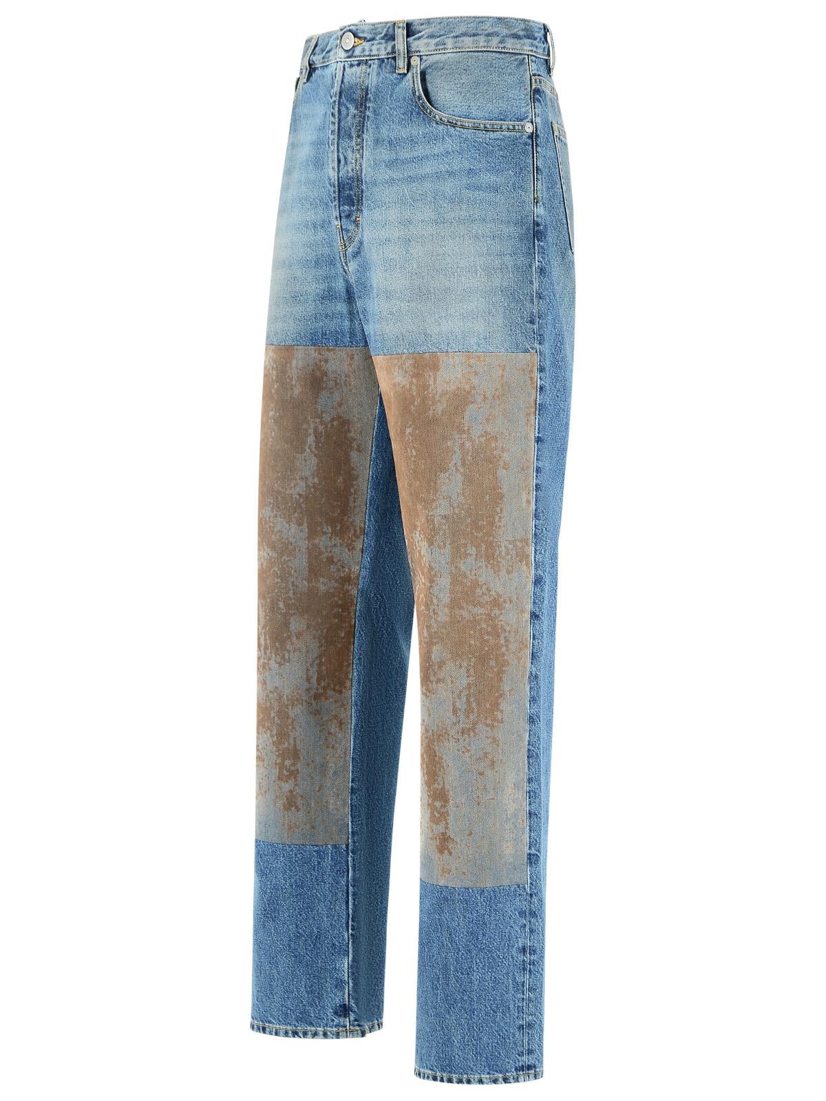Maison Margiela Blue Cotton Jeans Men MAISON MARGIELA