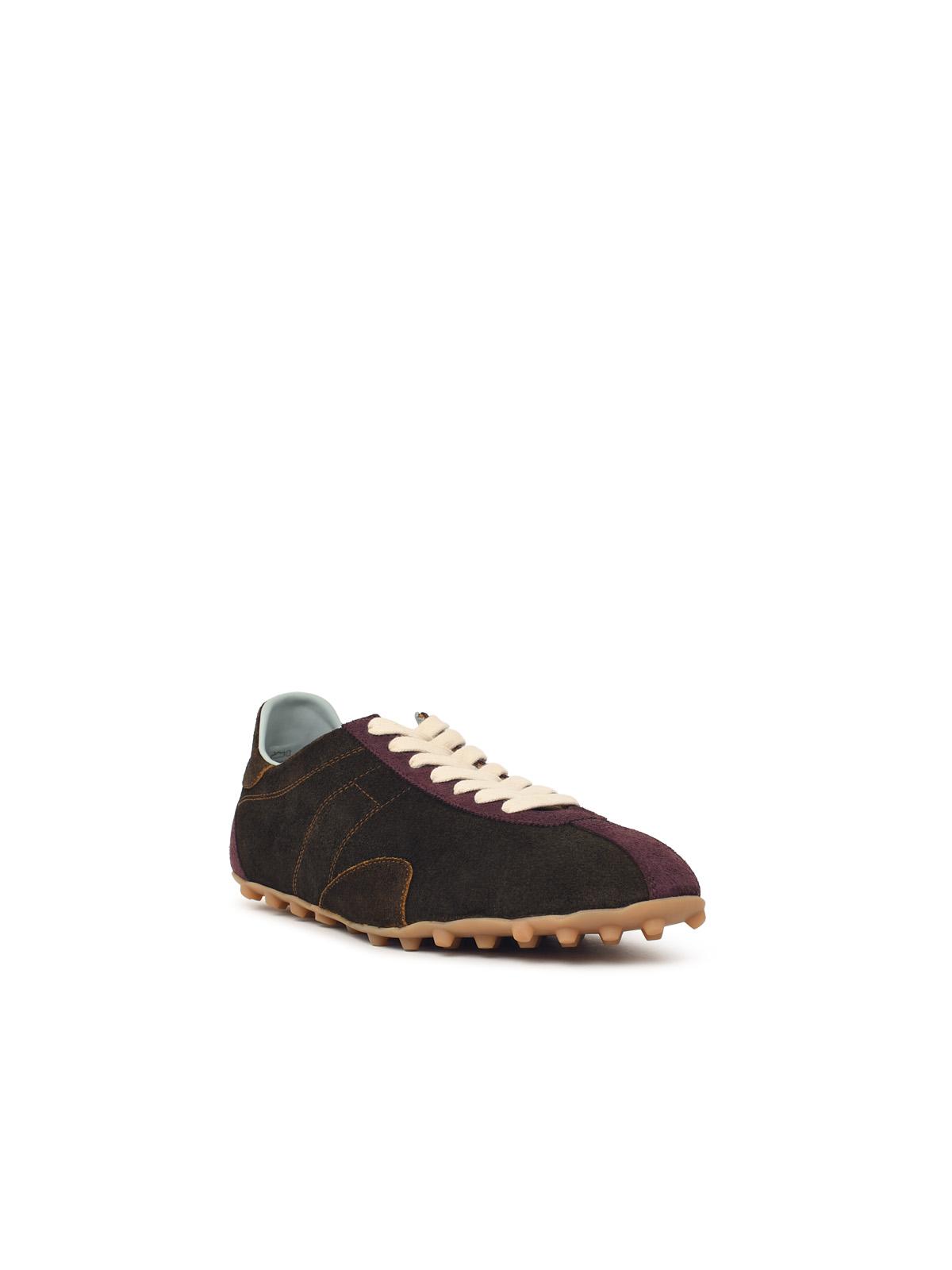 Maison Margiela 'Sprinters' Brown Suede Sneakers Men MAISON MARGIELA