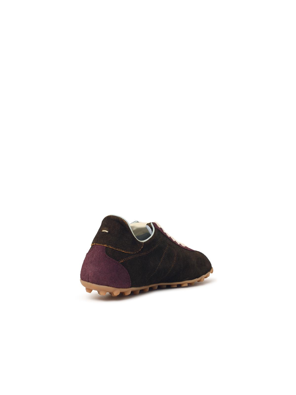 Maison Margiela 'Sprinters' Brown Suede Sneakers Men MAISON MARGIELA