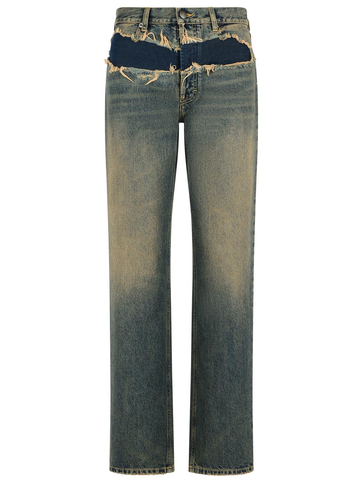 Maison Margiela Blue Cotton Jeans Women MAISON MARGIELA