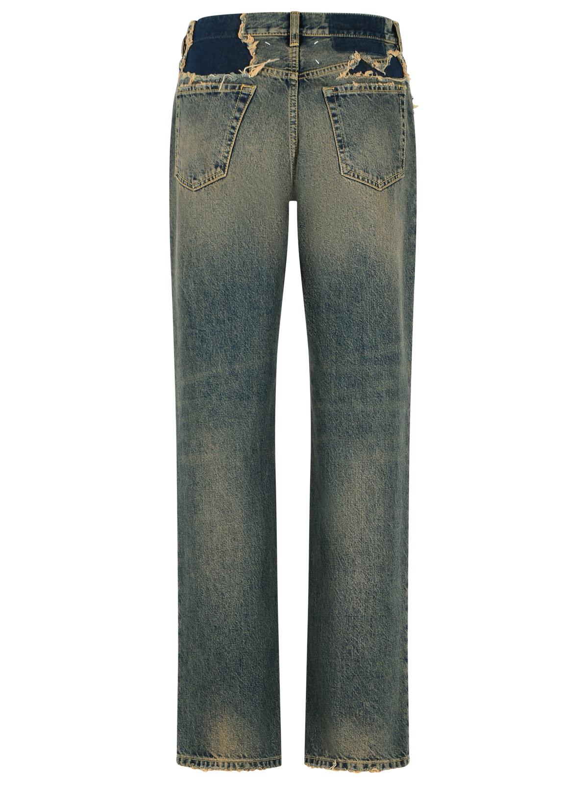 Maison Margiela Blue Cotton Jeans Women MAISON MARGIELA