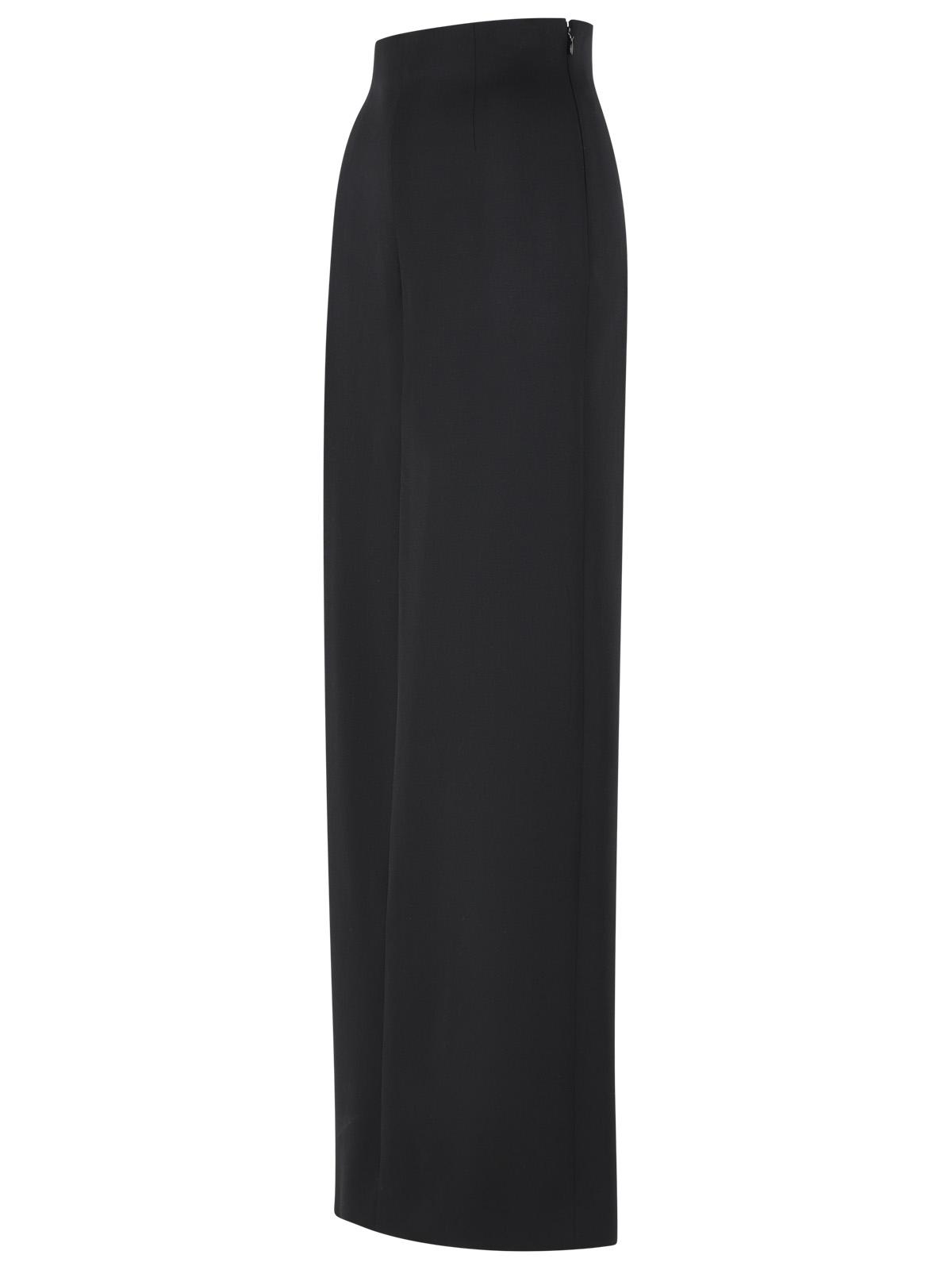 Maison Margiela Black Virgin Wool Maxi Trouser Skirt Women MAISON MARGIELA