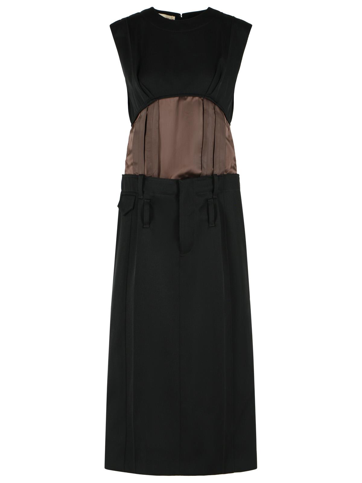 Marni Black Virgin Wool Dress Women MARNI