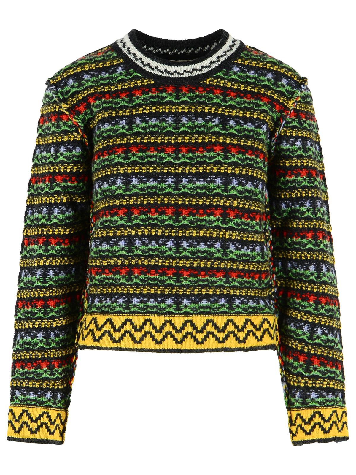 Marni Multicolor Virgin Wool Sweater Women MARNI