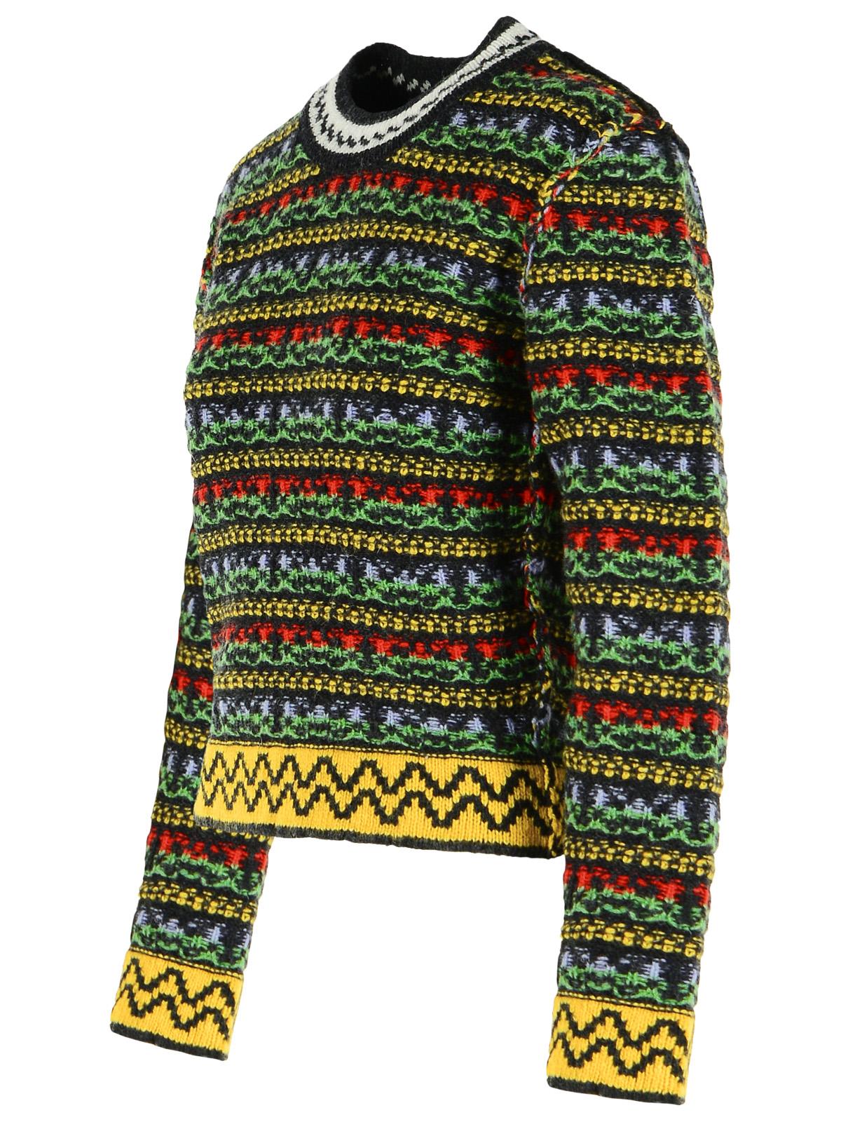 Marni Multicolor Virgin Wool Sweater Women MARNI