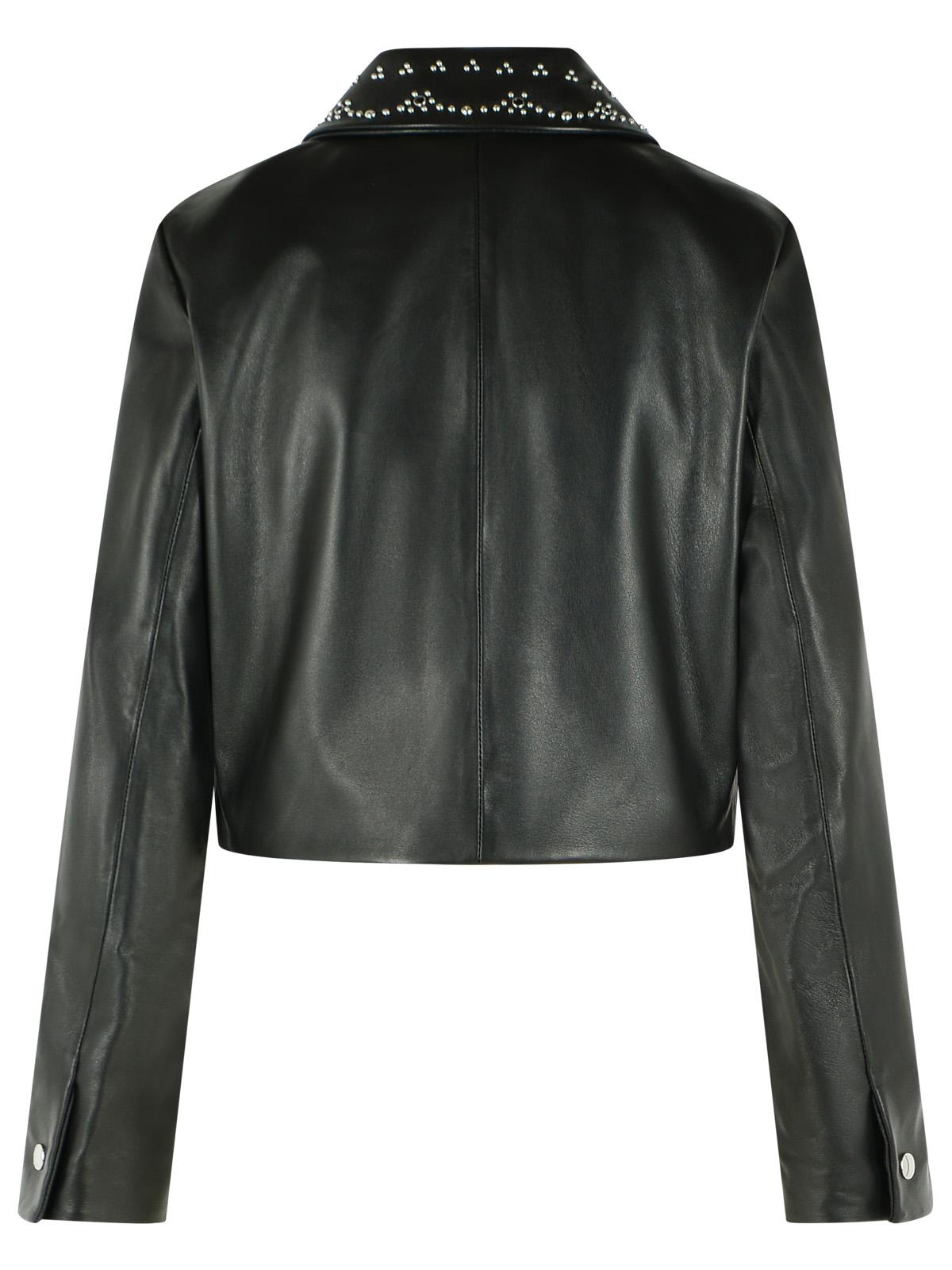 Marni Black Nappa Leather Jacket Women MARNI