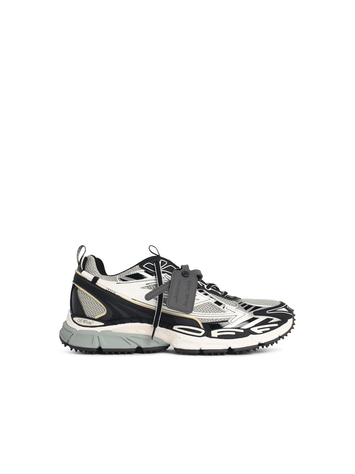 Off-White 'Be Right Back' Grey Mesh Sneakers Men OFF-WHITE