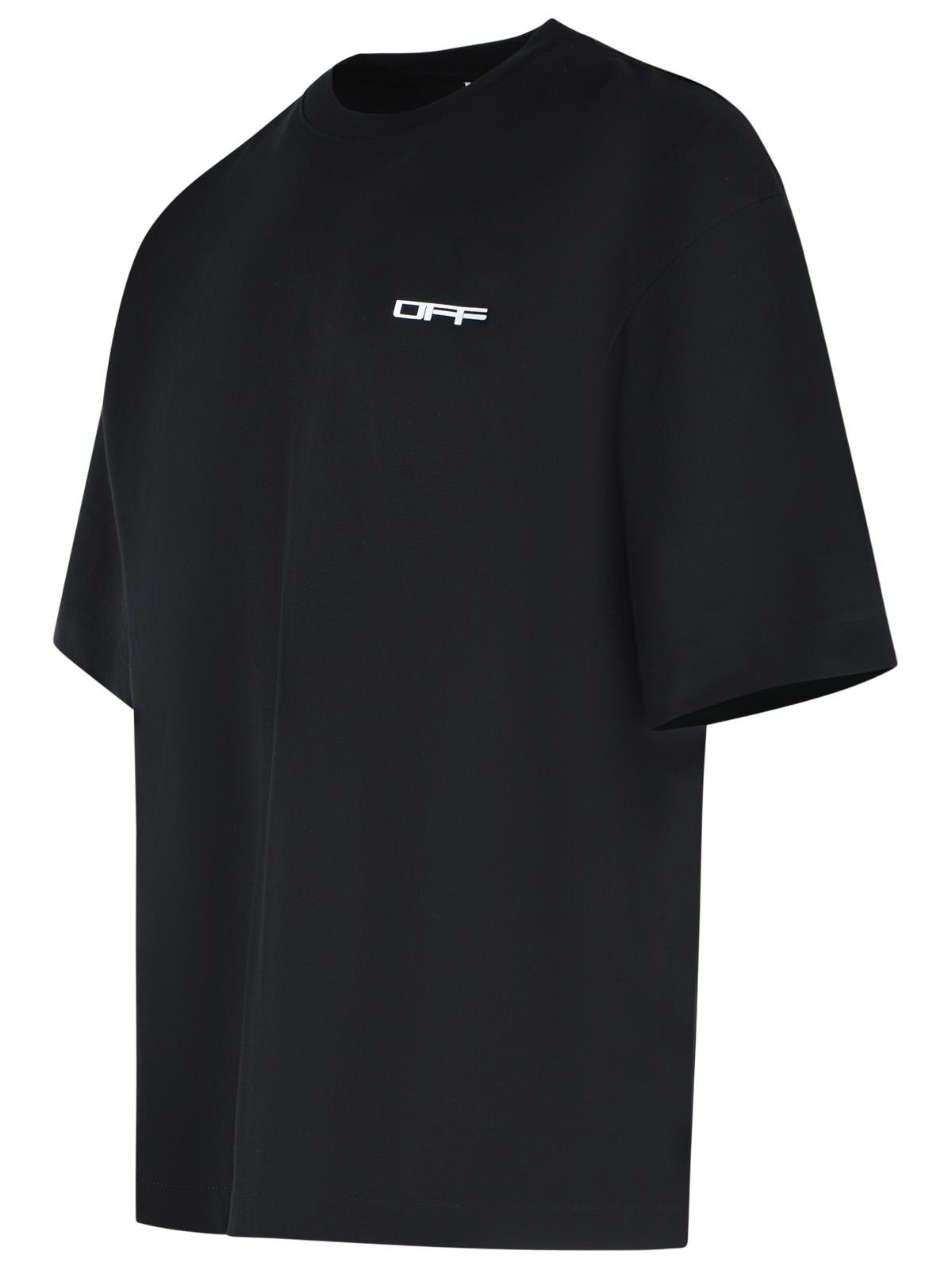 Off-White 'Archigeography Arrow' Black Cotton T-Shirt Men OFF-WHITE