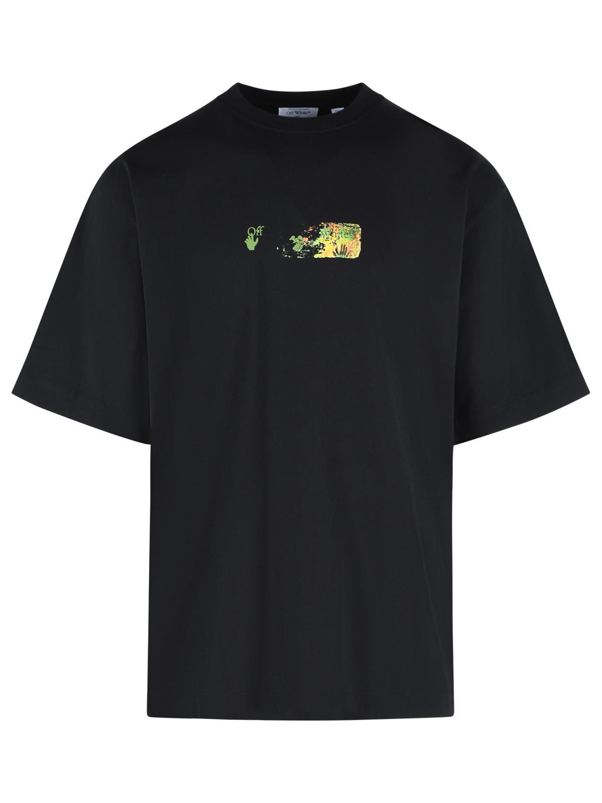 Off-White 'Spices Arrow' Black Cotton T-Shirt Men OFF-WHITE