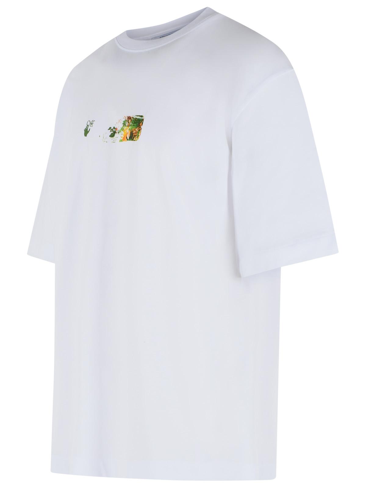 Off-White 'Spices Arrow' White Cotton T-Shirt Men OFF-WHITE