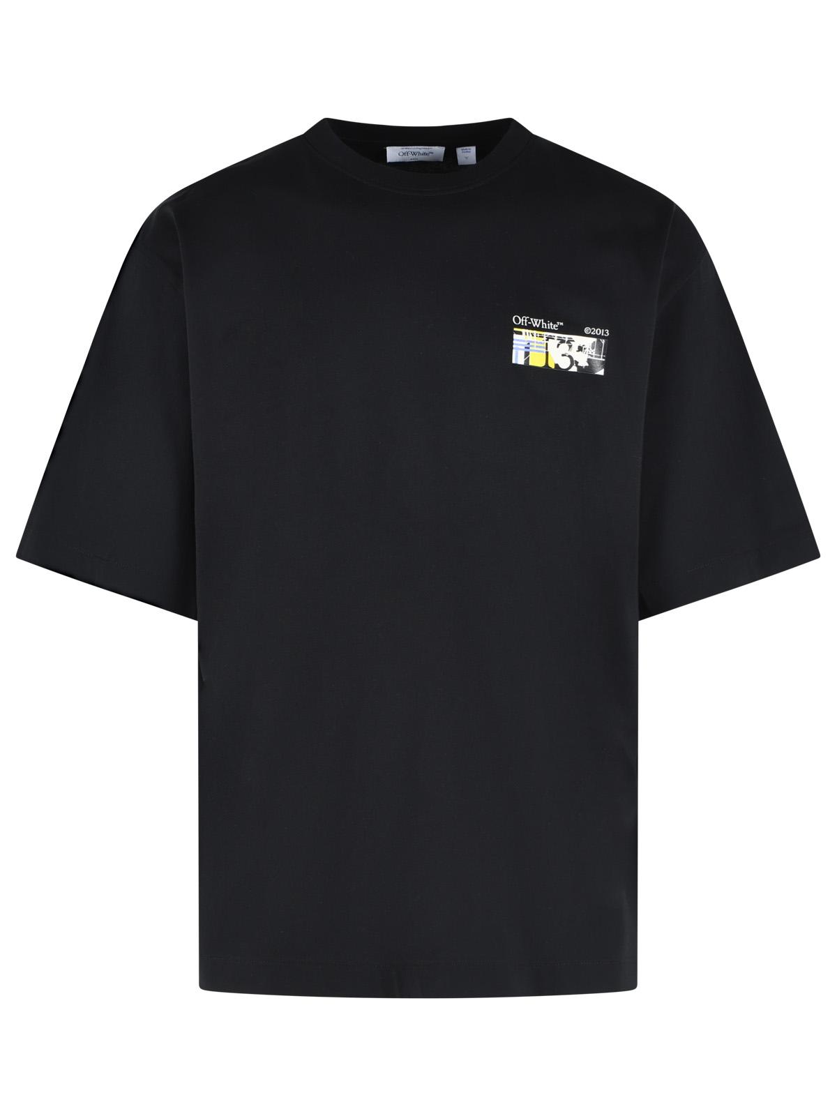 Off-White 'Industrial Arrow' Black Cotton T-Shirt Men OFF-WHITE