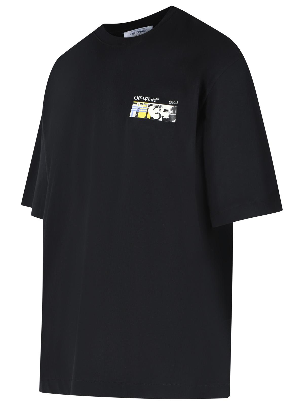 Off-White 'Industrial Arrow' Black Cotton T-Shirt Men OFF-WHITE
