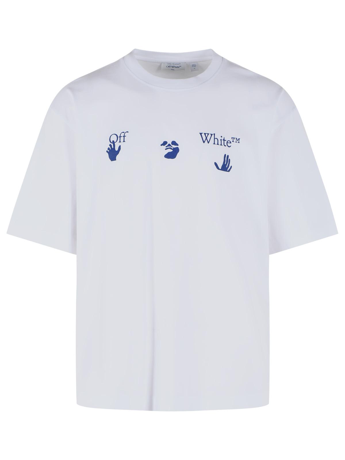 Off-White 'Bacco Arrow' White Cotton T-Shirt Men OFF-WHITE