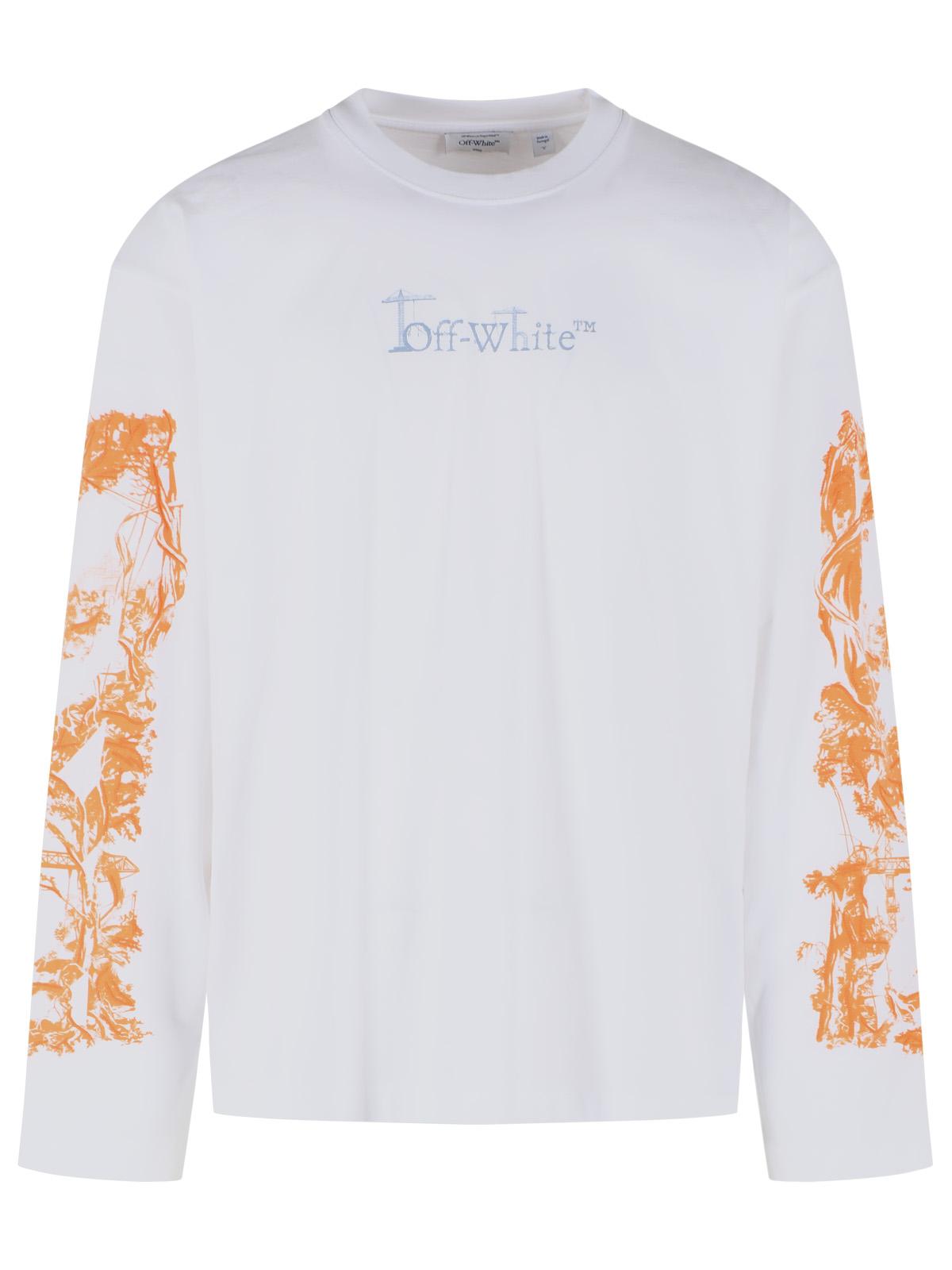Off-White 'City Nature' White Cotton T-Shirt Men OFF-WHITE
