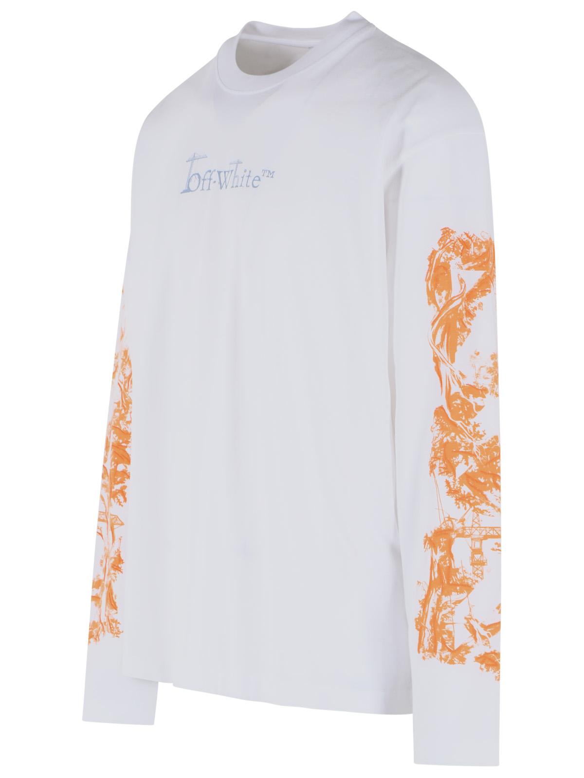 Off-White 'City Nature' White Cotton T-Shirt Men OFF-WHITE