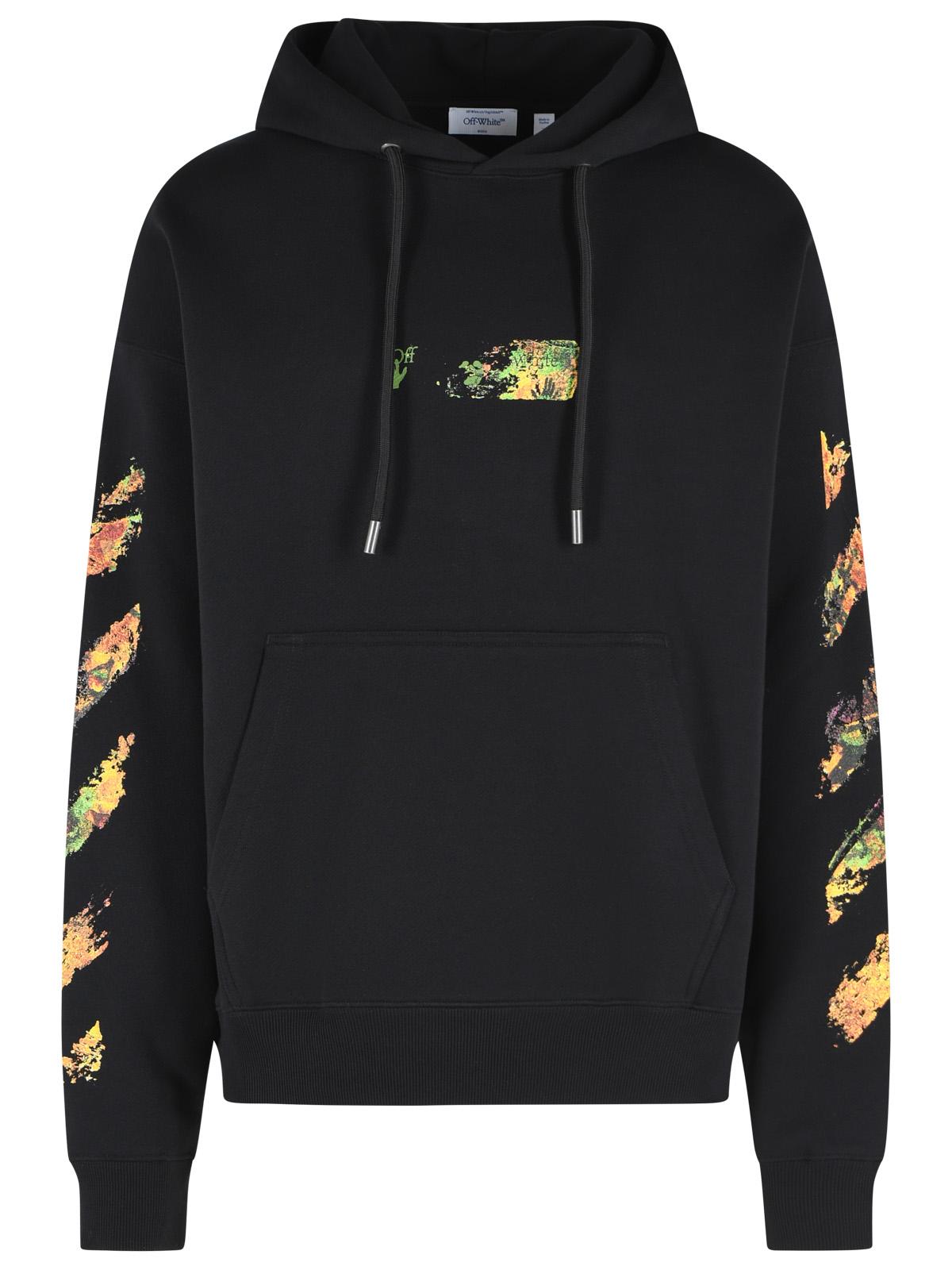 Off-White 'Spices Arrow' Black Cotton Sweatshirt Men OFF-WHITE