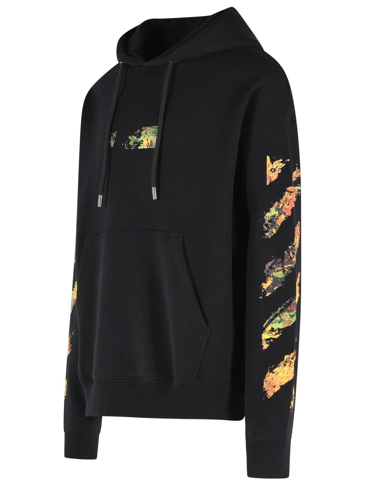 Off-White 'Spices Arrow' Black Cotton Sweatshirt Men OFF-WHITE