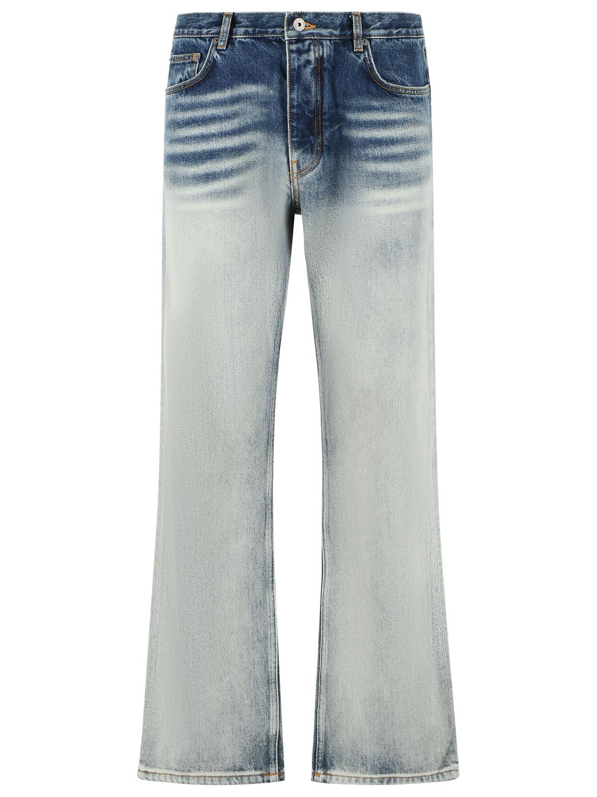 Off-White 'Half Arrow Slim Relaxed' Blue Cotton Jeans Men OFF-WHITE