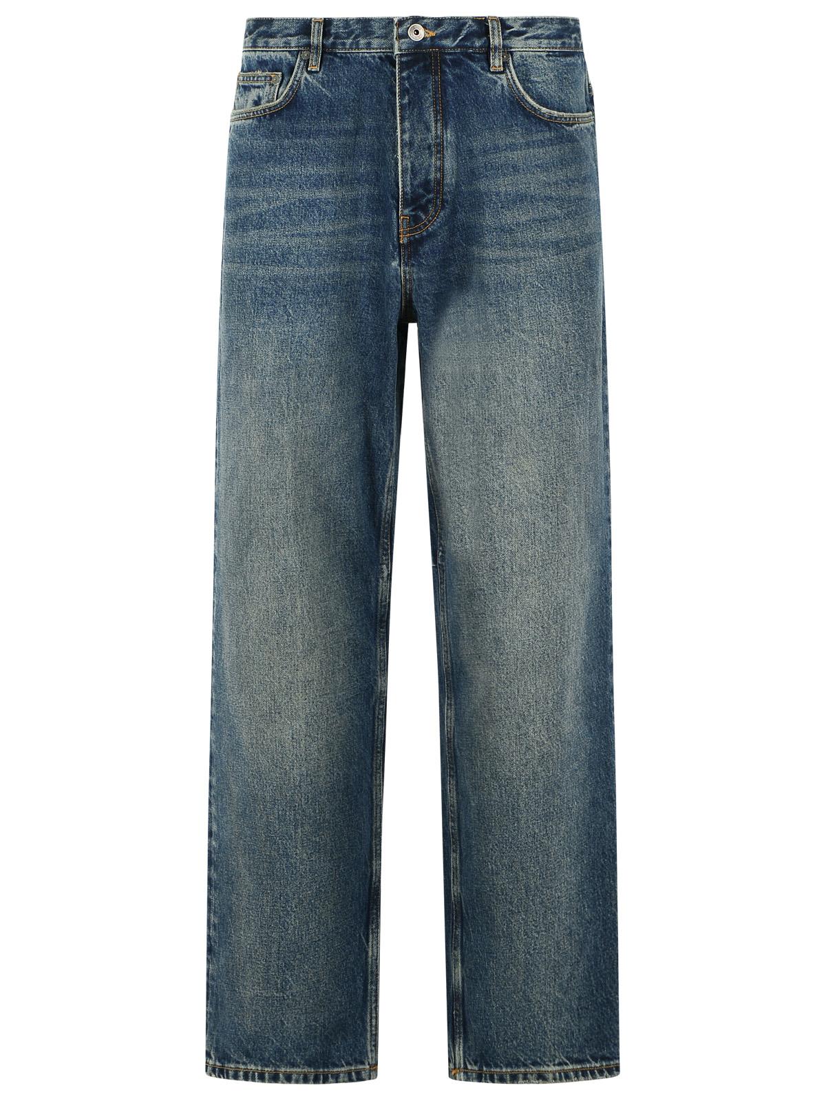 Off-White 'Half Arrow Tapered' Blue Cotton Jeans Men OFF-WHITE