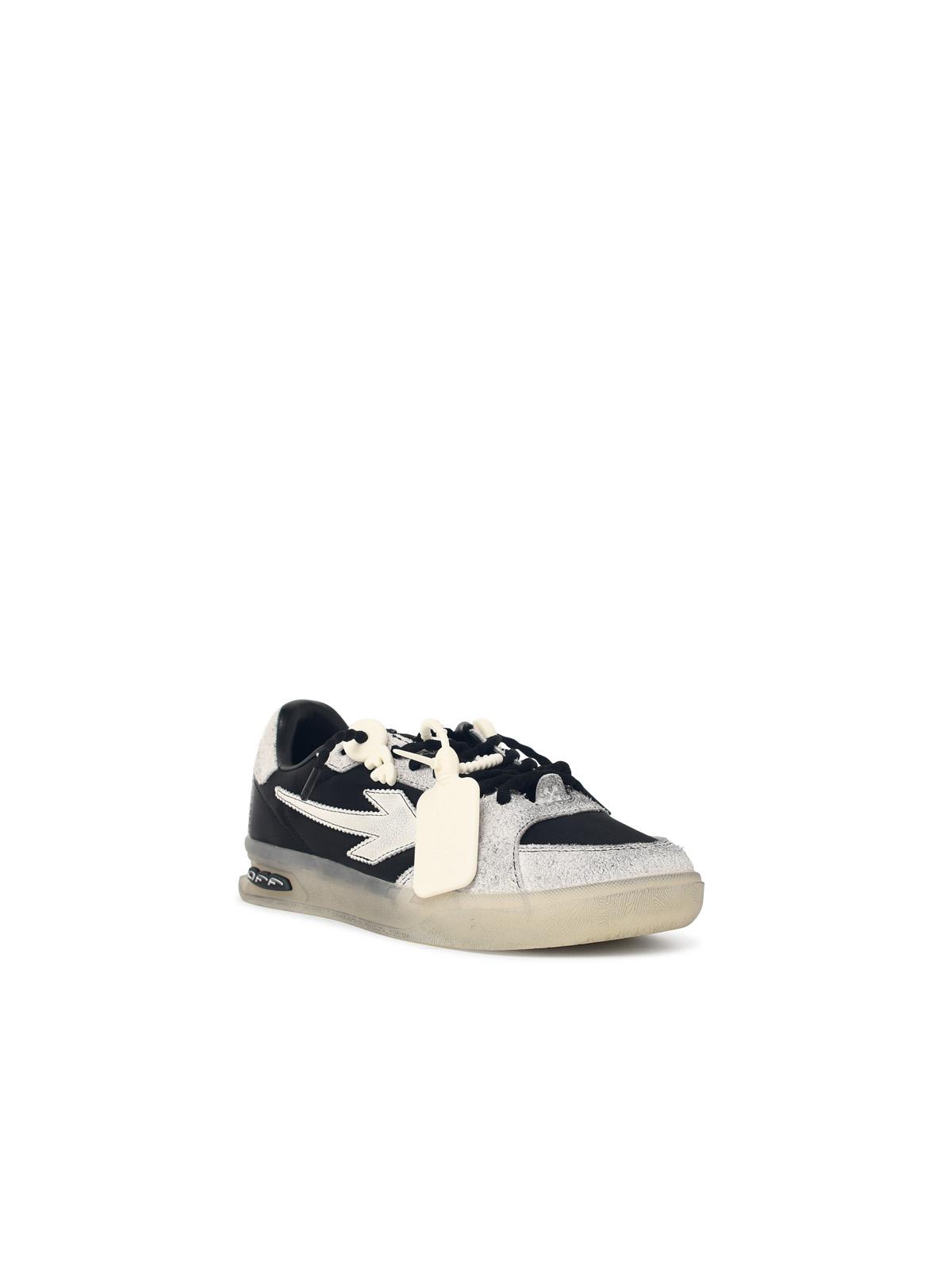 Off-White 'Worn Out' Black Suede Blend Sneakers Men OFF-WHITE