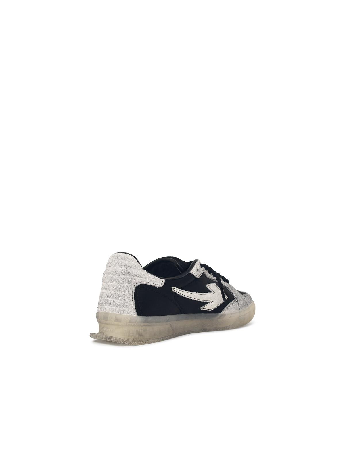 Off-White 'Worn Out' Black Suede Blend Sneakers Men OFF-WHITE