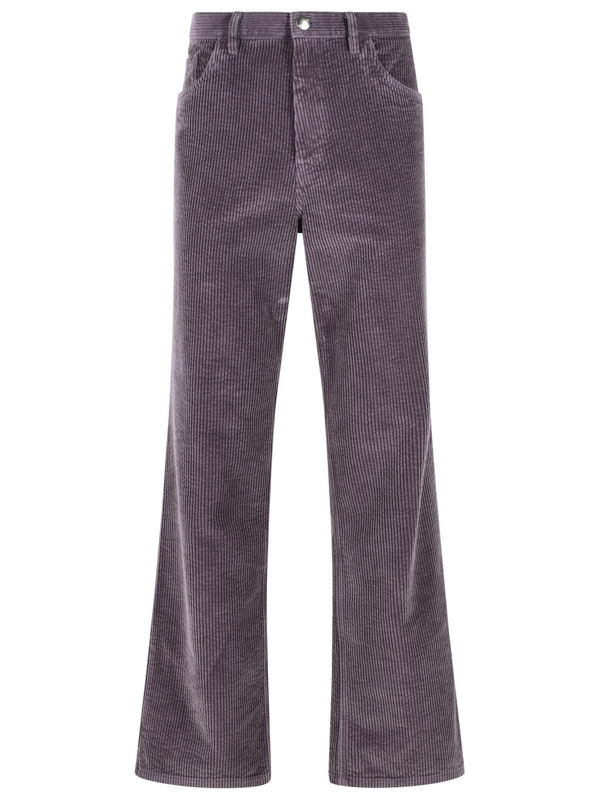 Marni 'Earth' Grey Cotton Flared Pants Men MARNI