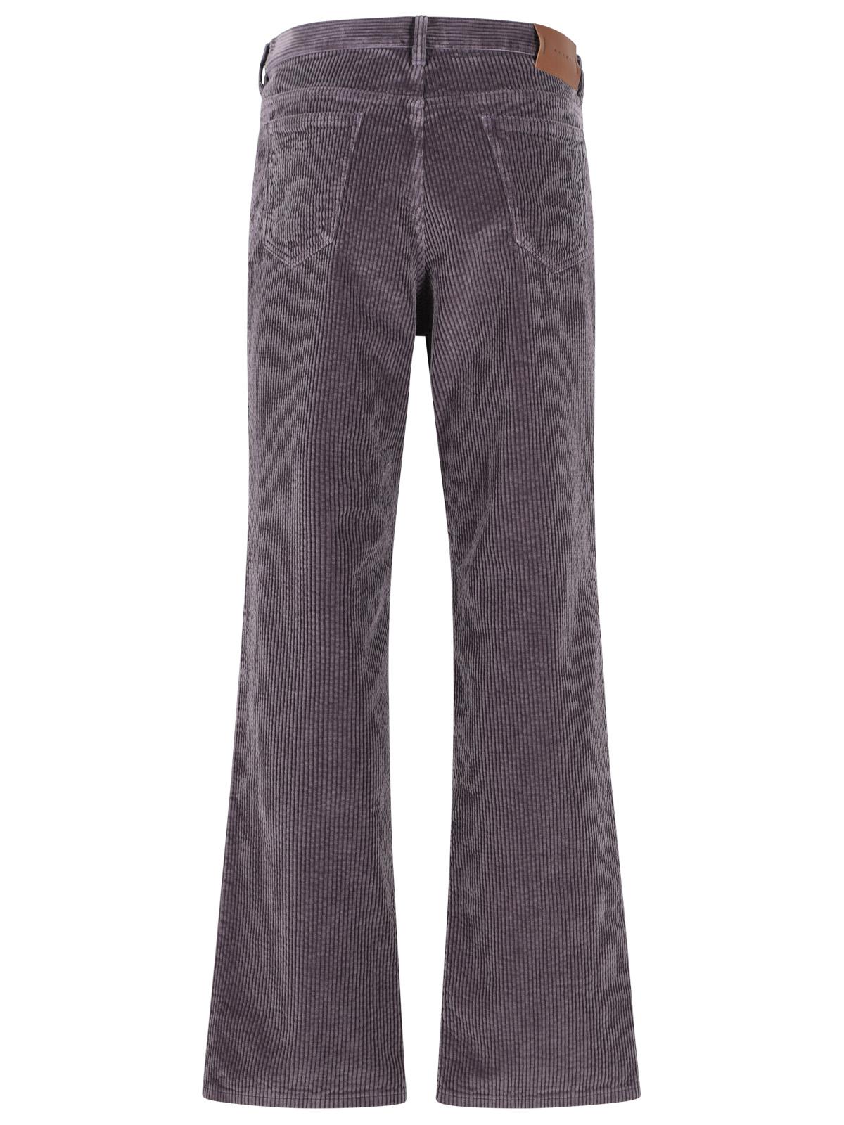 Marni 'Earth' Grey Cotton Flared Pants Men MARNI