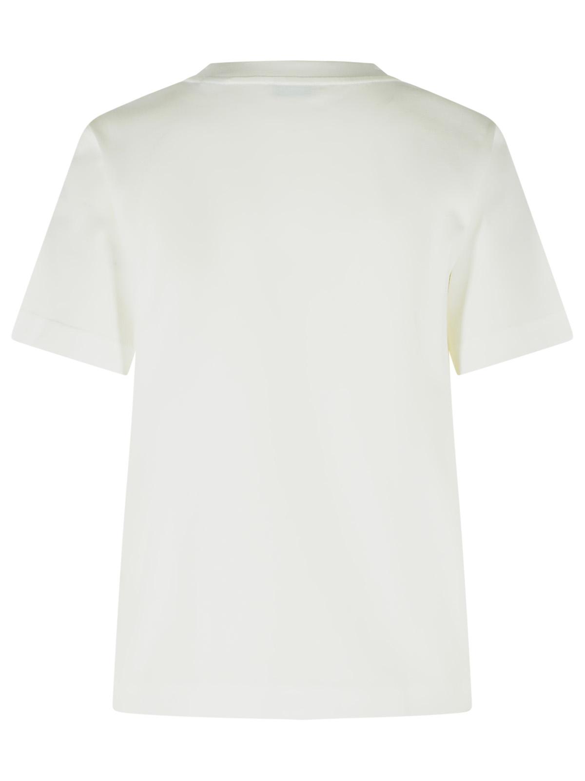 Burberry 'Frankie' White Cotton T-Shirt Women BURBERRY
