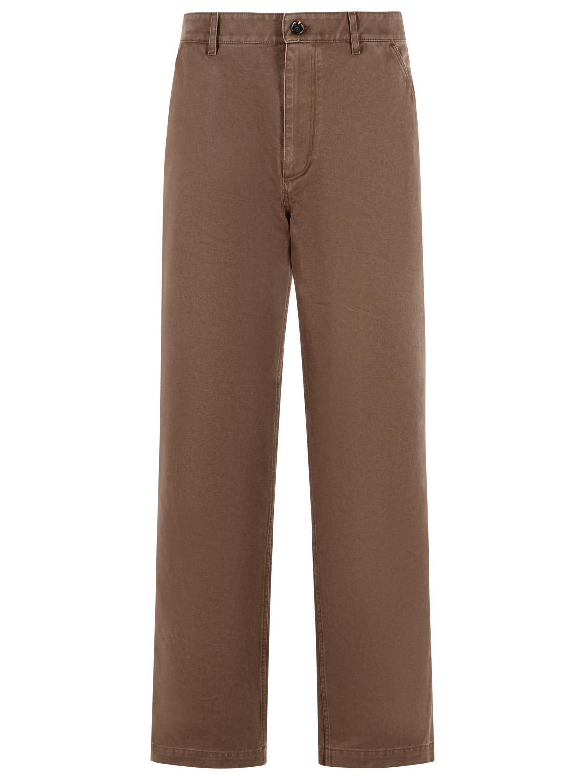 Burberry 'Arthur' Brown Cotton Pants Men BURBERRY
