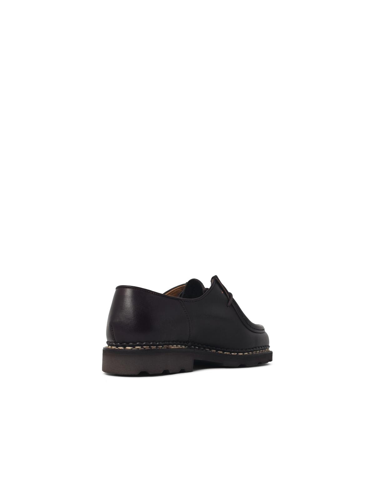 Paraboot 'Michael' Brown Leather Loafers 'Lisse Cafè' Men PARABOOT