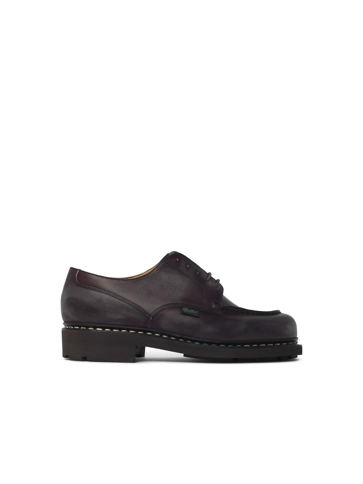 Paraboot 'Chambord' Brown Leather Loafers 'Lisse Cafè' Men PARABOOT