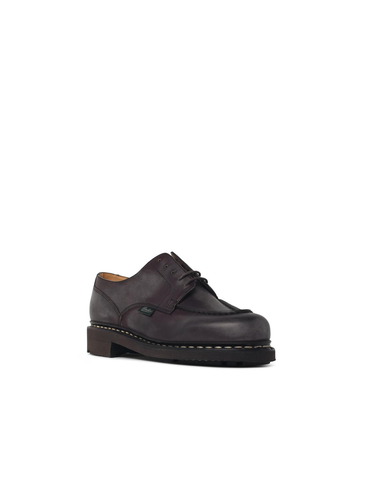 Paraboot 'Chambord' Brown Leather Loafers 'Lisse Cafè' Men PARABOOT