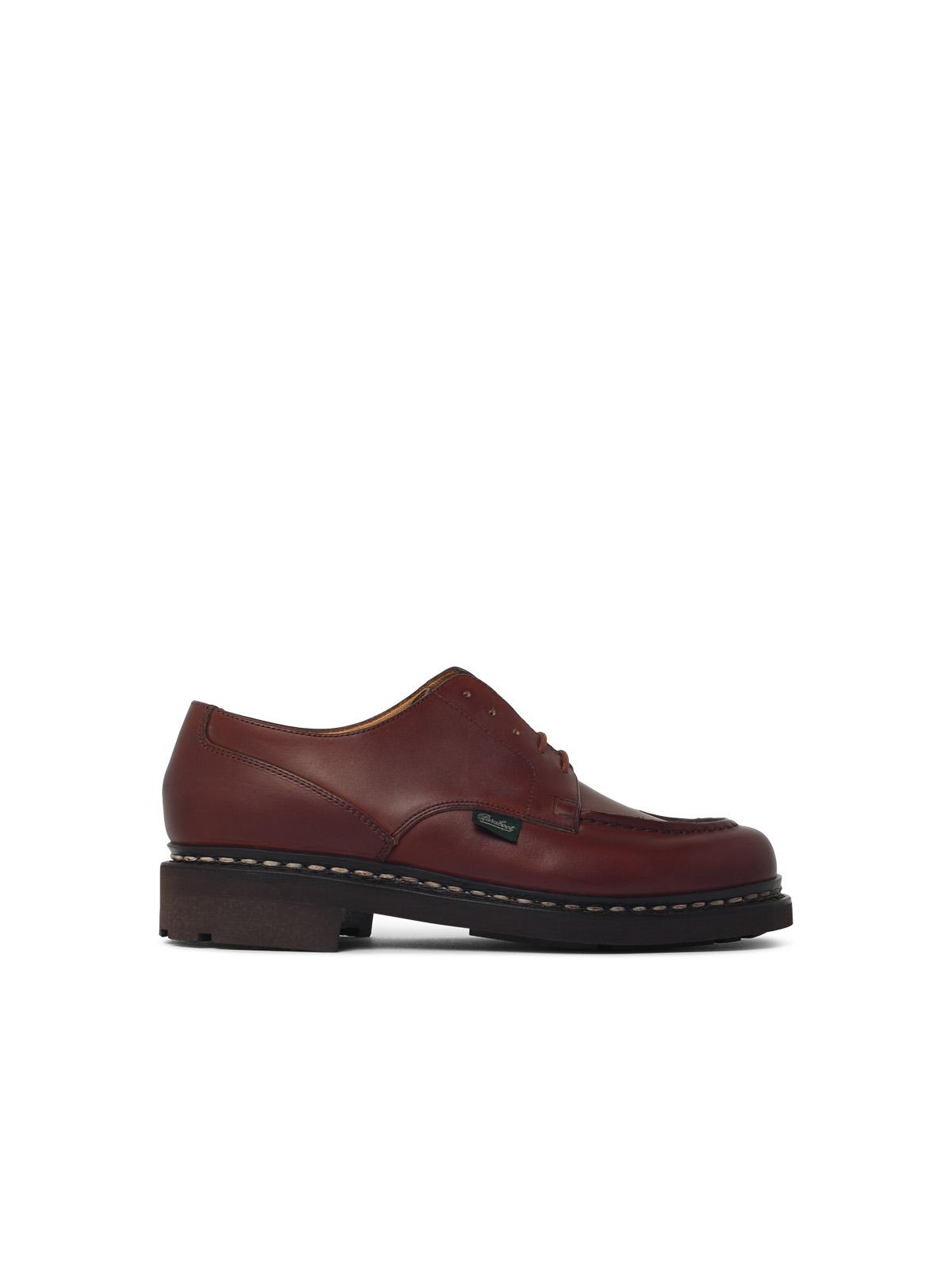 Paraboot 'Chambord' 'Lisse Marron' Brown Leather Loafers Men PARABOOT