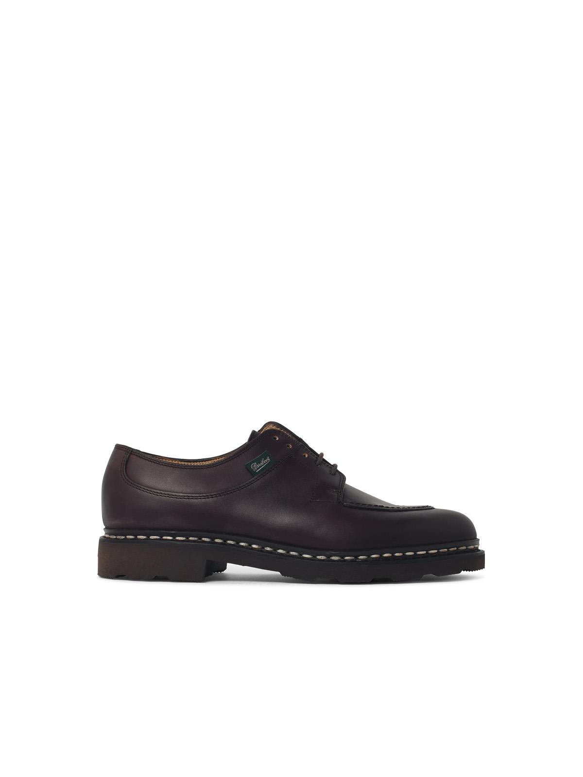Paraboot 'Avignon' Brown Leather Loafers 'Lisse Cafè' Men PARABOOT