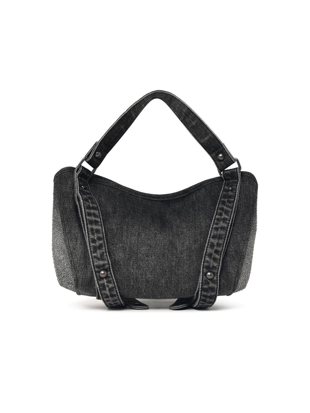 Diesel 'D-One' Black Denim Bag Women DIESEL