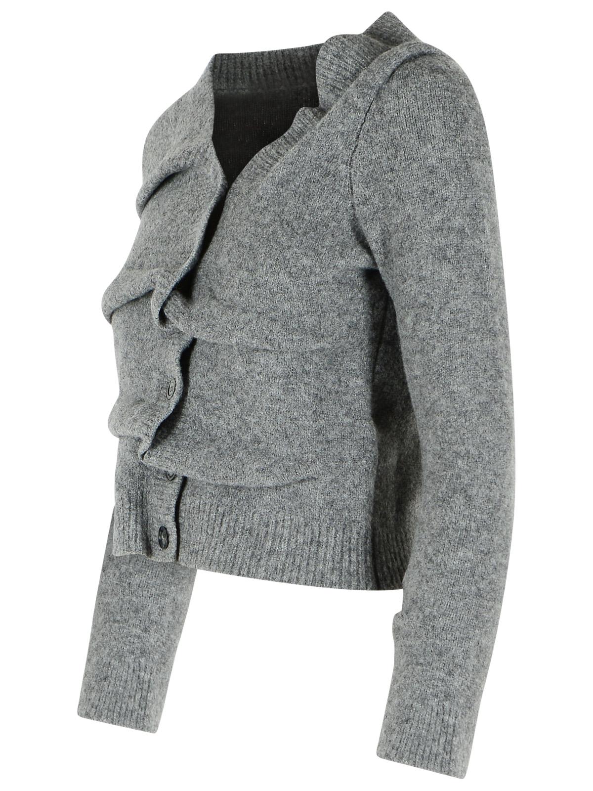 Diesel M-Ava Cardigan In Beige Wool Women DIESEL