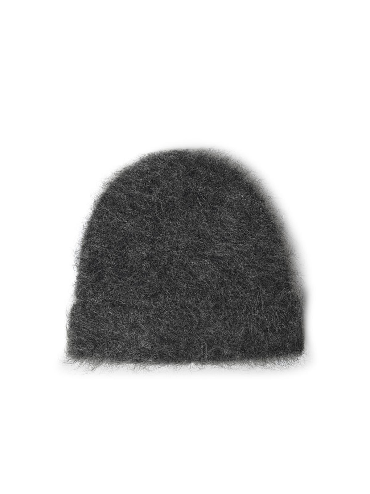 Sefr 'Fuzzy' Charcoal Grey Alpaca Blend Beanie Men SEFR