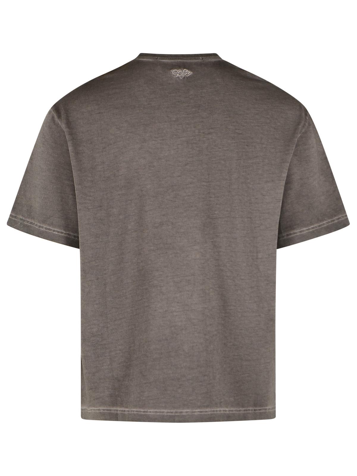 Sefr 'Mauro' Brown Cotton T-Shirt Men SEFR
