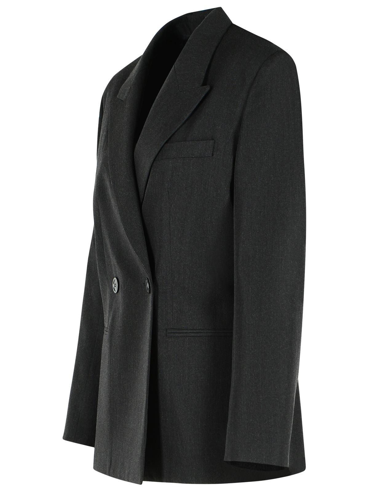 Isabel Marant 'Ranya' Double-Breasted Grey Virgin Wool Blazer Women ISABEL MARANT