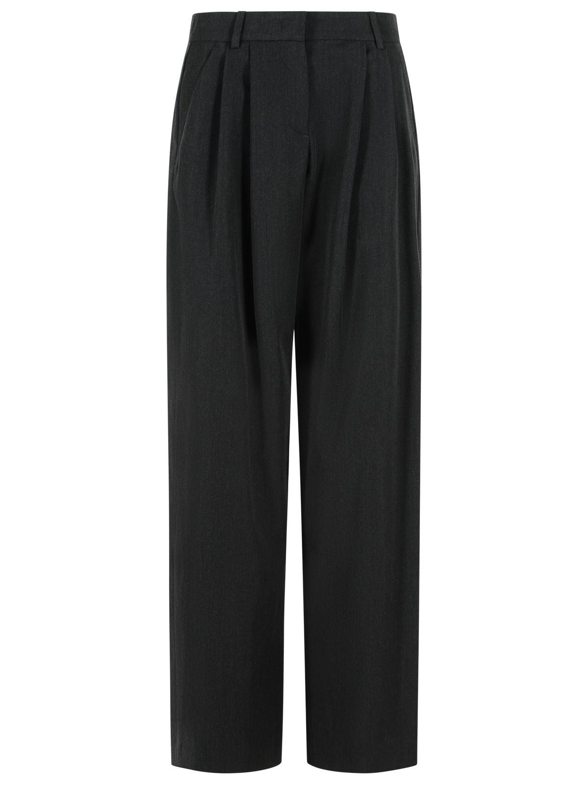 Isabel Marant 'Lyda' Grey Virgin Wool Trousers Women ISABEL MARANT